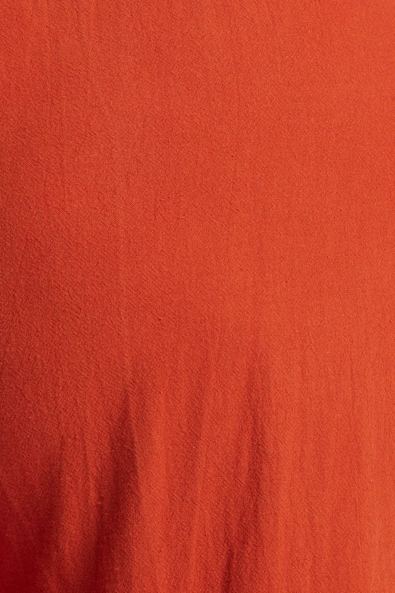Brown Wide Leg Pants High Rise - Image 6
