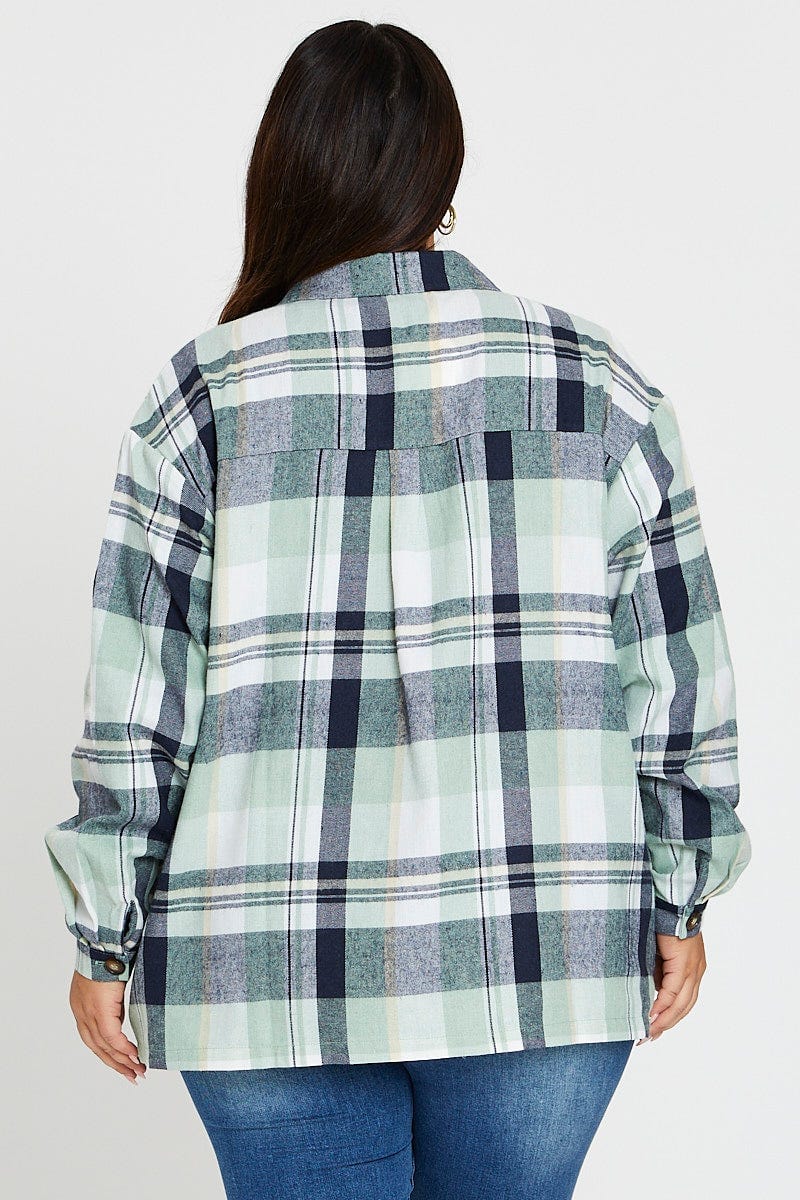 Check Long Sleeve Shirt - Image 5