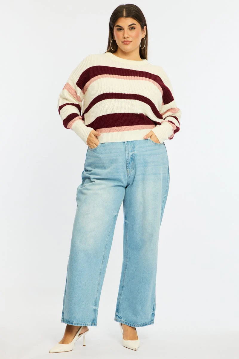 Denim Baggy Jeans Mid Rise - Image 3