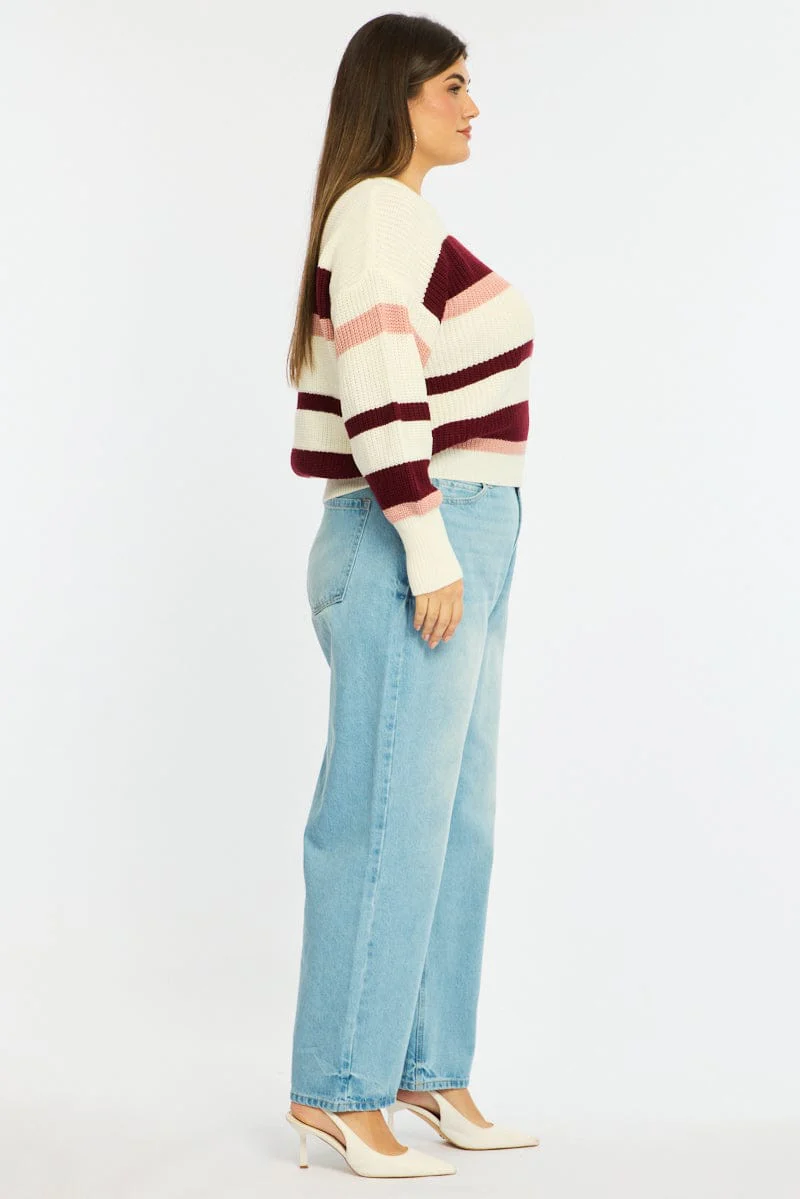 Denim Baggy Jeans Mid Rise - Image 4