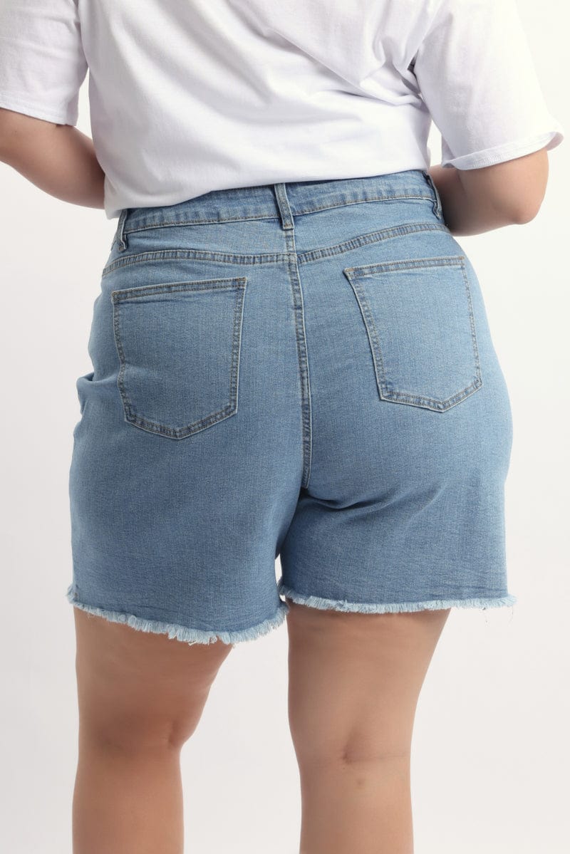 Denim Jorts Mid Rise - Image 4