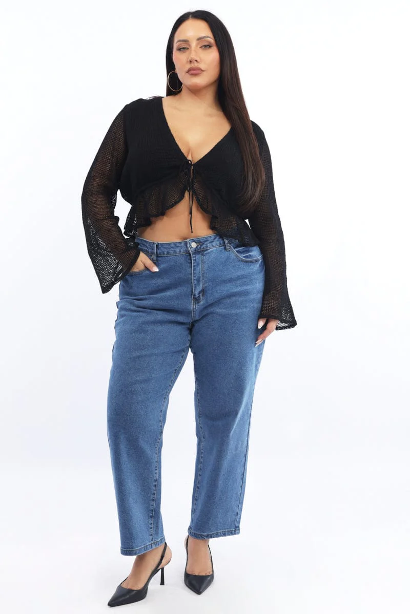 Denim Mom Jeans High Rise
