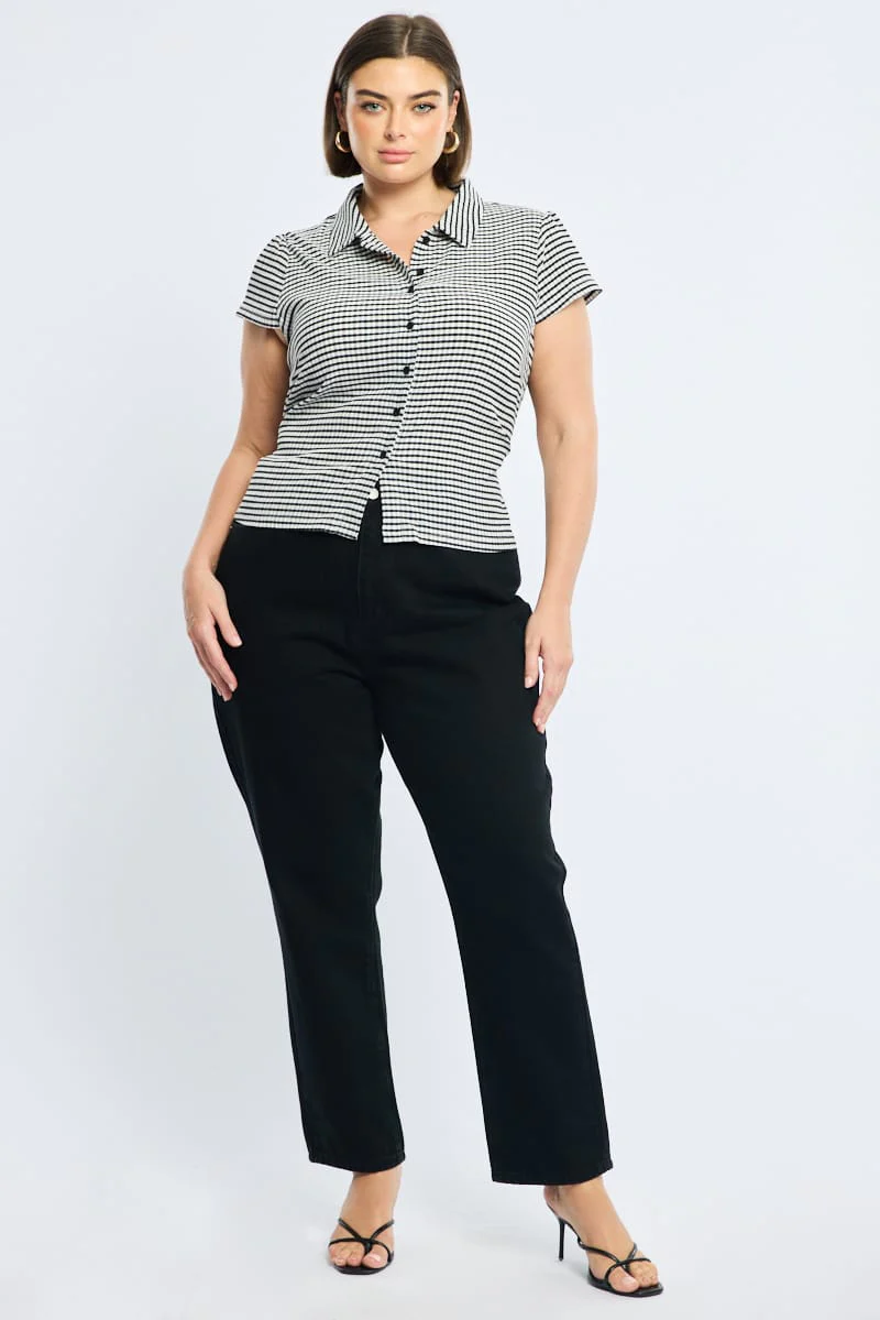 Denim Mom Jeans Mid Rise - Image 2