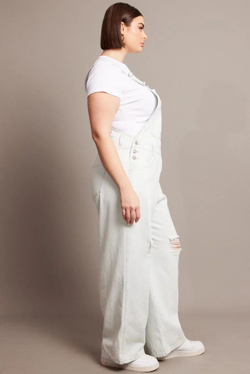 Denim Overalls Long Leg - Image 4