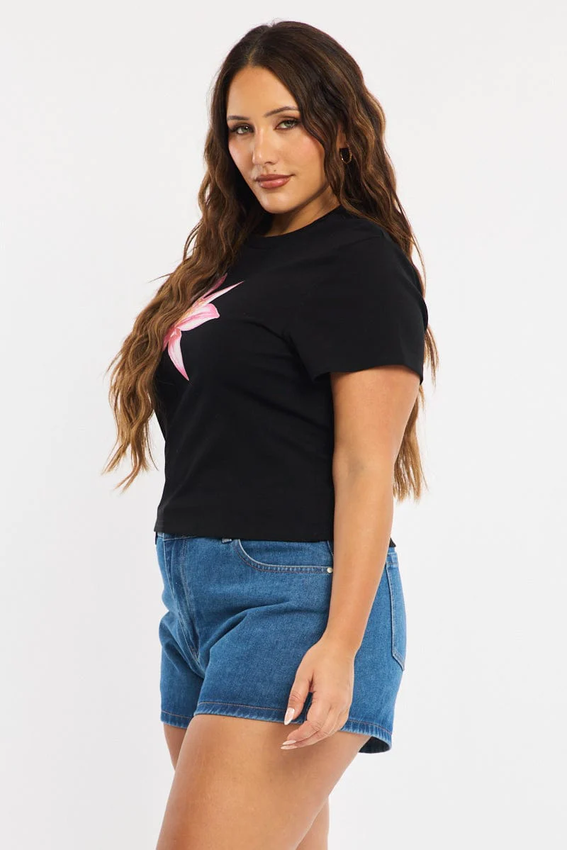 Denim Relaxed Shorts Low Rise - Image 4