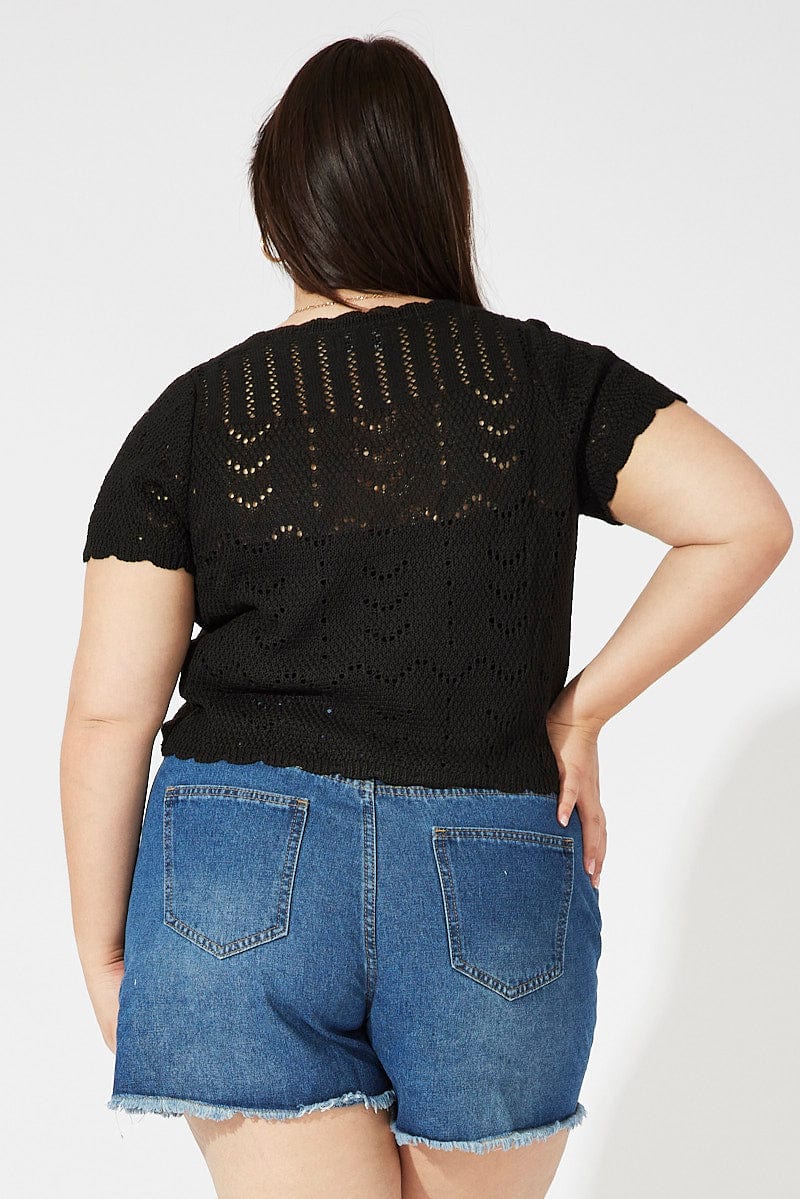 Denim Relaxed Shorts Mid Rise - Image 5
