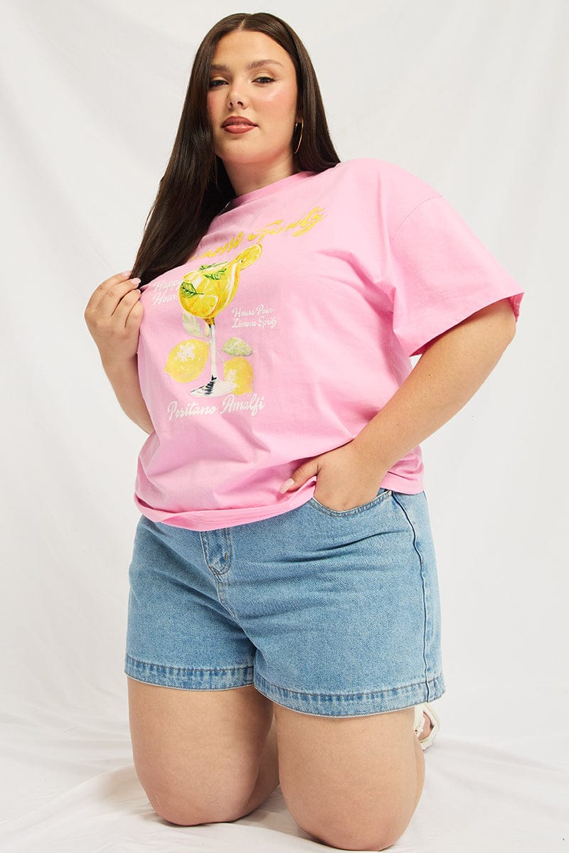 Denim Relaxed Shorts Mid Rise