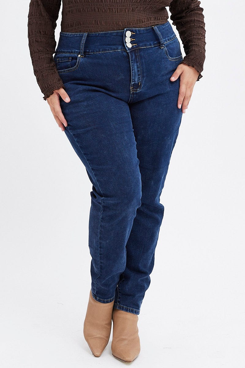 Denim Skinny Denim Jeans High Rise - Image 6