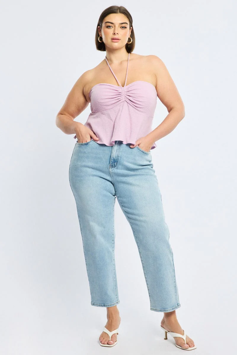 Denim Skinny Jeans Mid Rise
