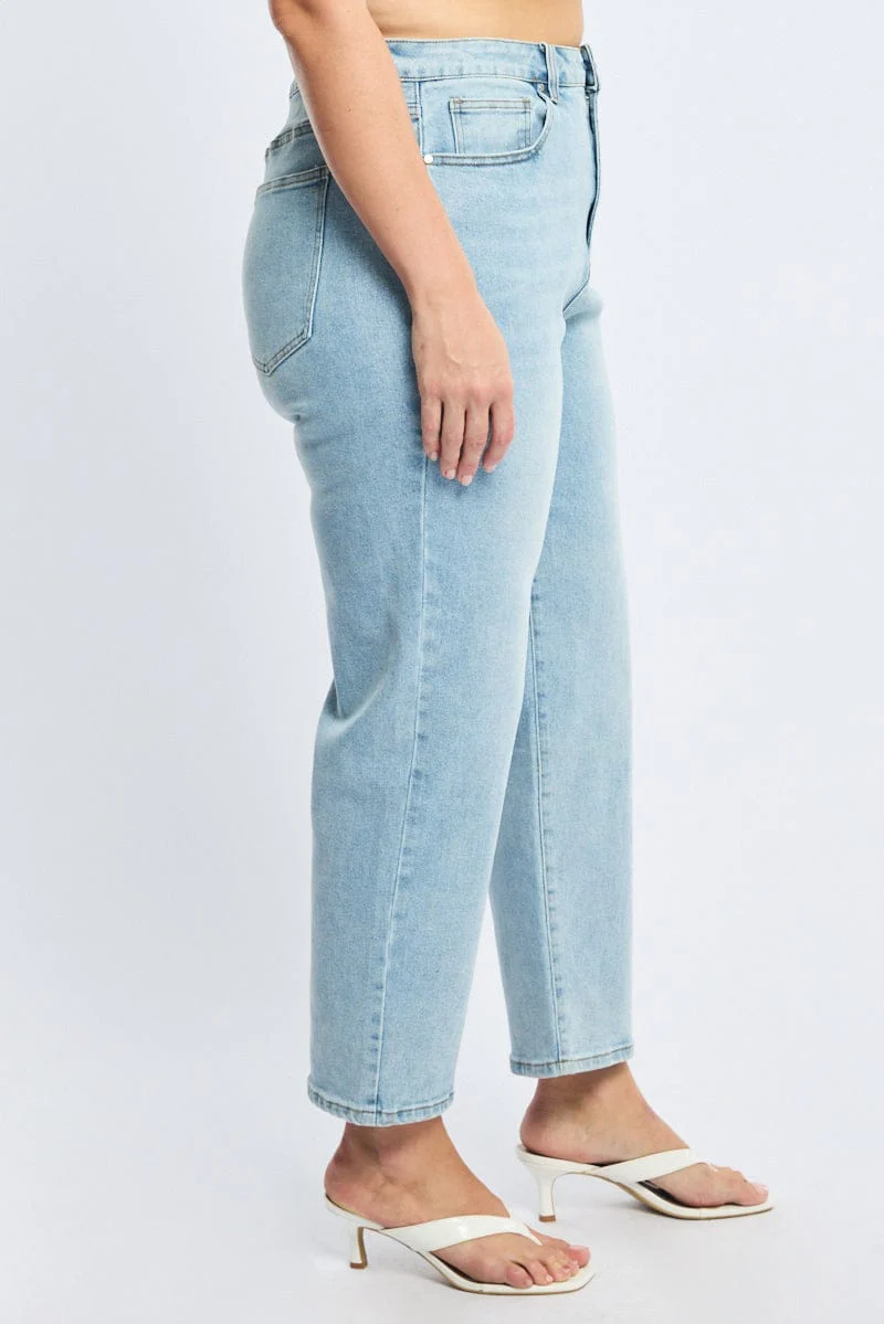 Denim Skinny Jeans Mid Rise - Image 3