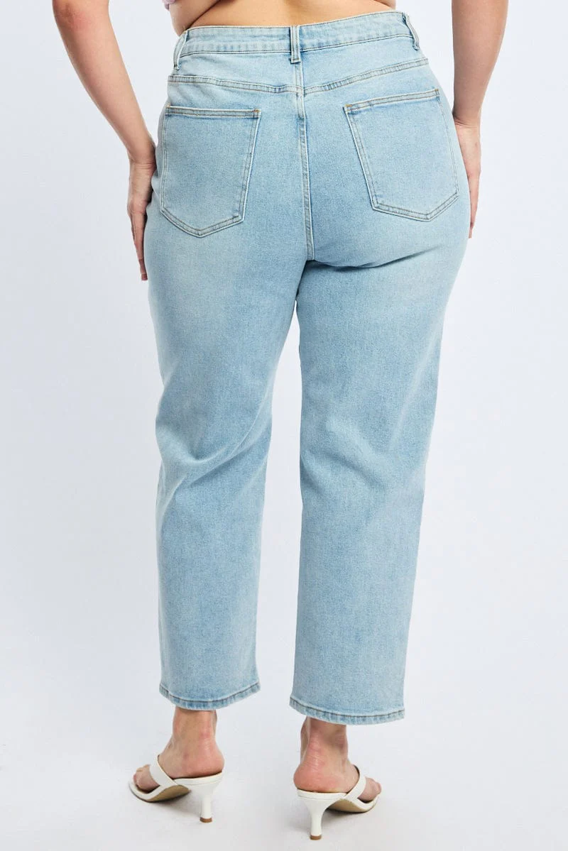 Denim Skinny Jeans Mid Rise - Image 4