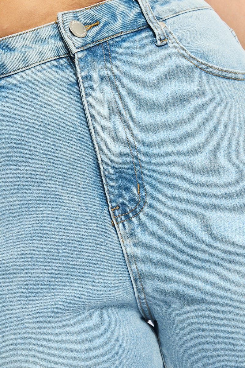 Denim Skinny Jeans Mid Rise - Image 5