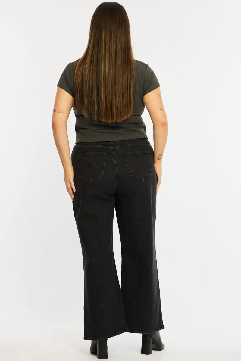 Denim Wide Leg Denim High Rise - Image 6