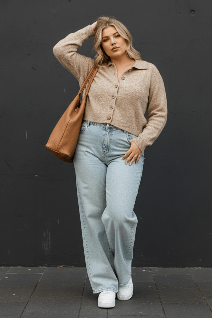 Denim Wide Leg Denim High Rise