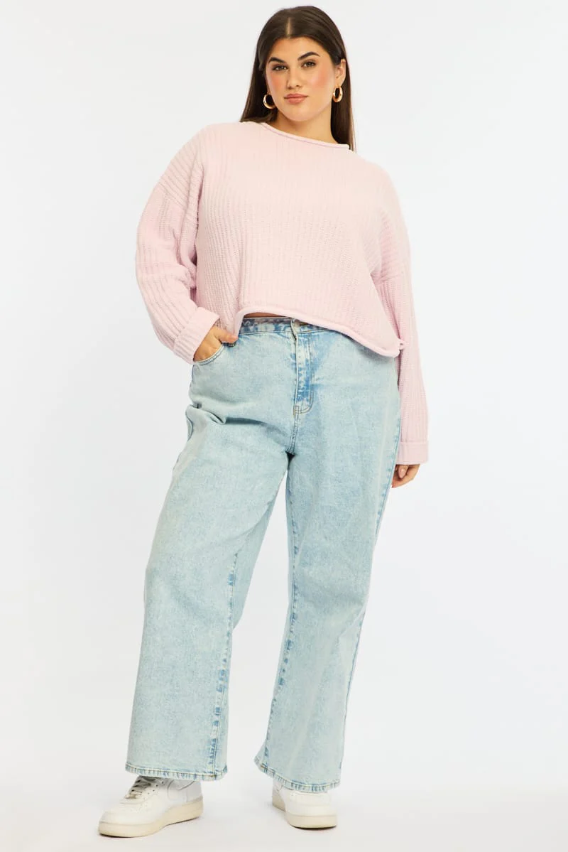 Denim Wide Leg Denim High Rise - Image 2