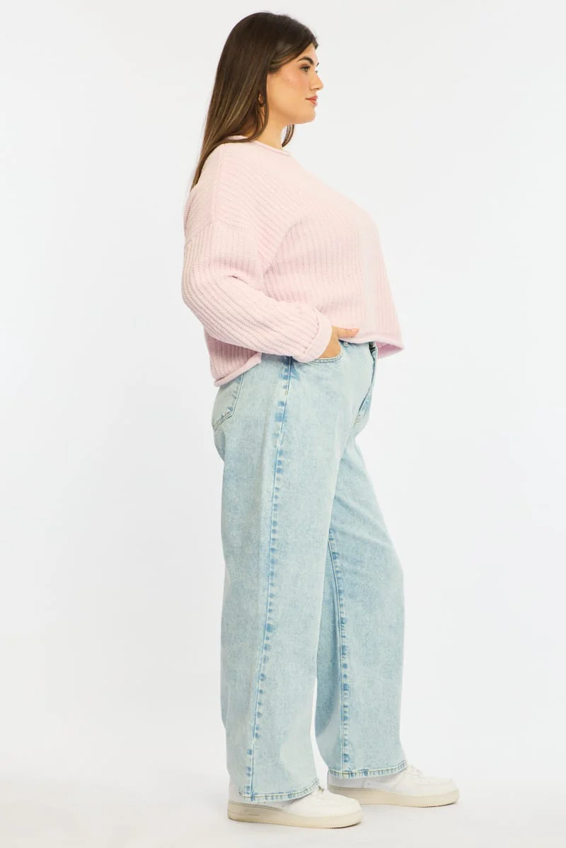Denim Wide Leg Denim High Rise - Image 5