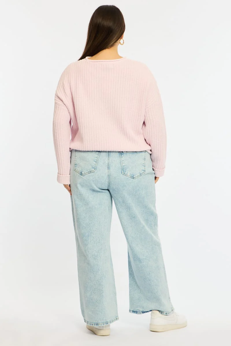 Denim Wide Leg Denim High Rise - Image 6