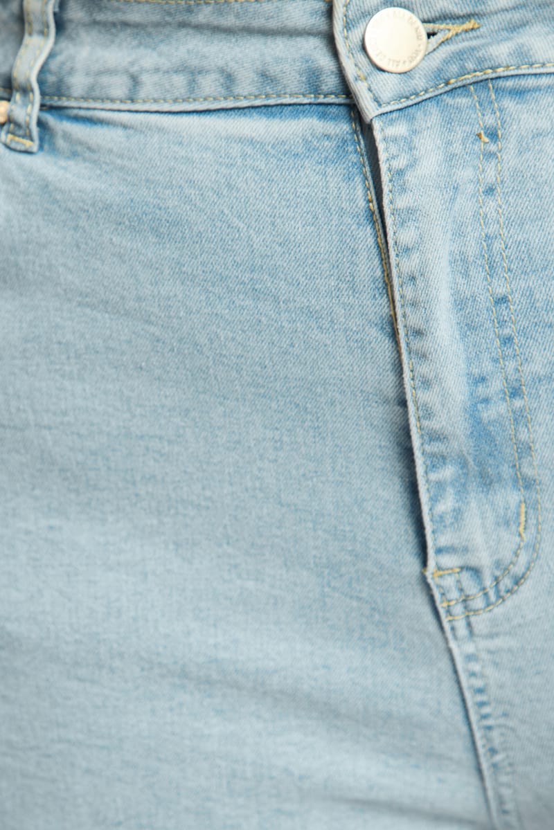 Denim Wide Leg Jeans Stretch - Image 6