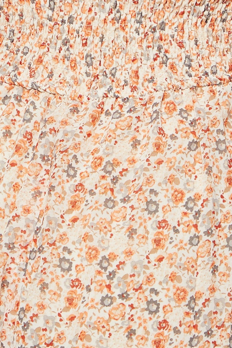 Ditsy Print Playsuit Square Neck Sleeveless - Image 6
