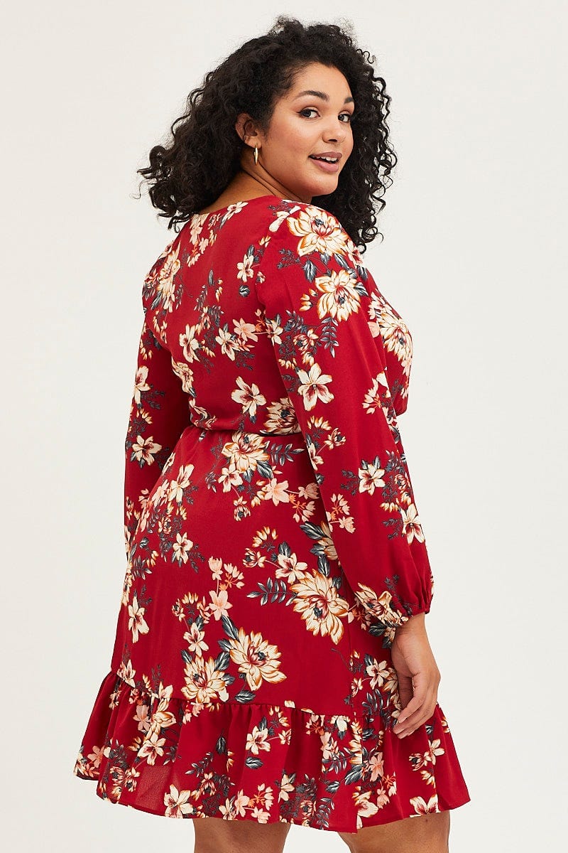 Floral Printskater Dress - Image 5
