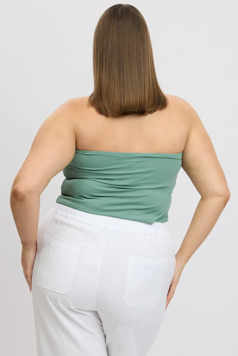 Green Bandeau Top - Image 5