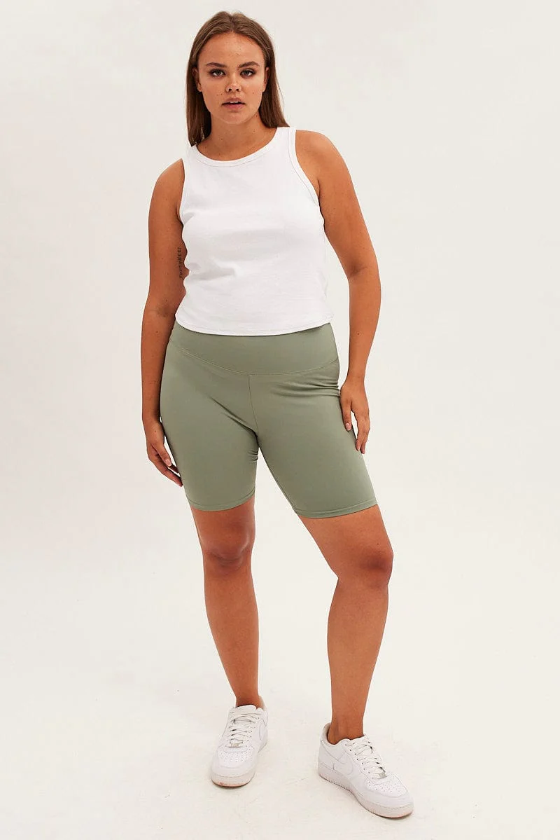 Green Bike Shorts - Image 3