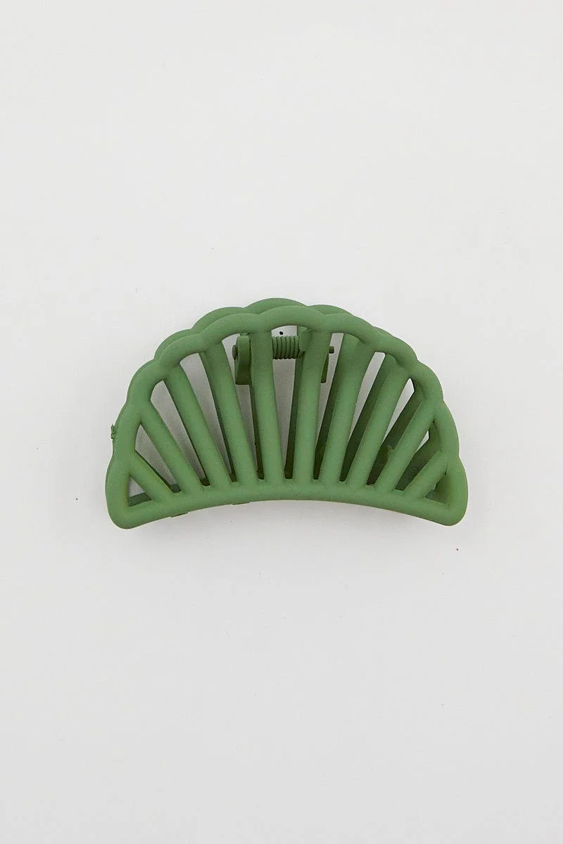 Green Claw Clip