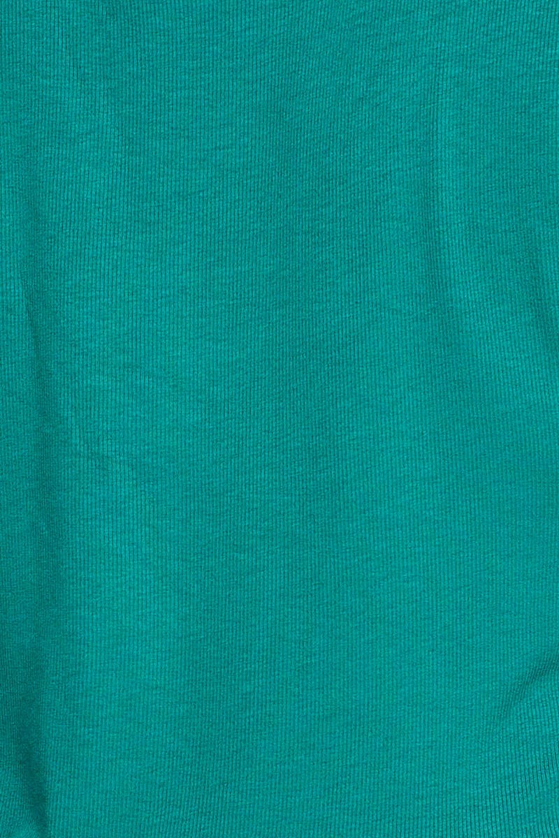 Green Front Top V-neck Short Sleeve Jersey Tie - Image 6