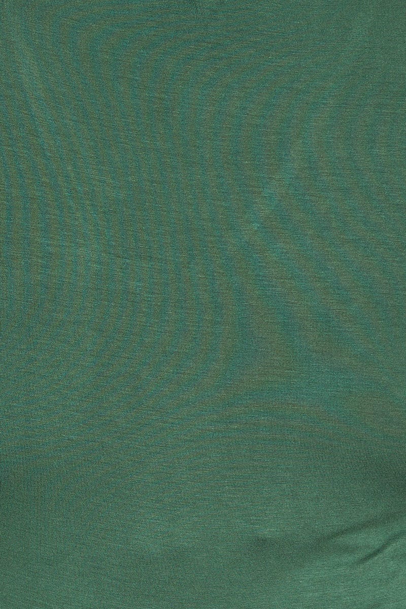 Green Long Sleeve V-neck Bodysuit - Image 6