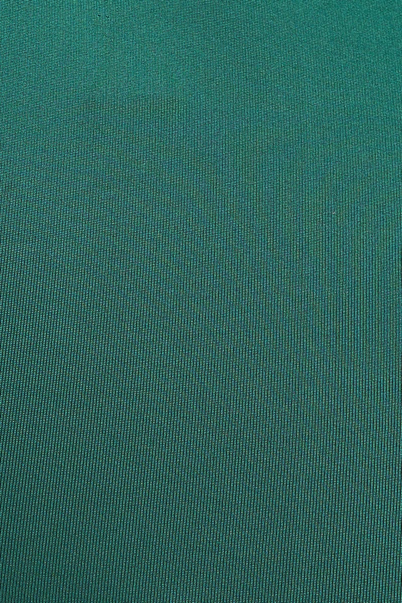 Green One Shoulder Top Ruched Jersey - Image 6