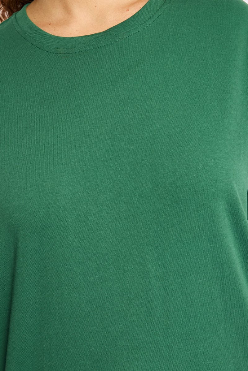 Green Relaxed T-shirt Short Sleeve - Image 5