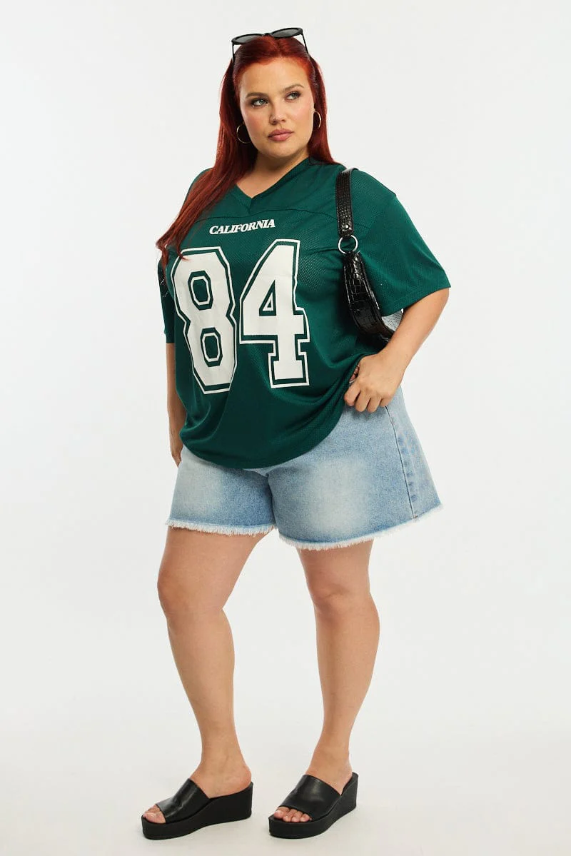 Green Sports Tee Short Sleeve - Image 3