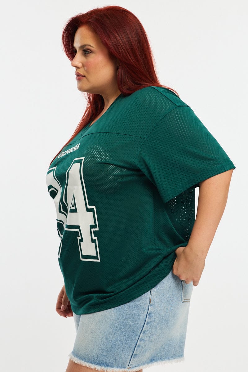 Green Sports Tee Short Sleeve - Image 4
