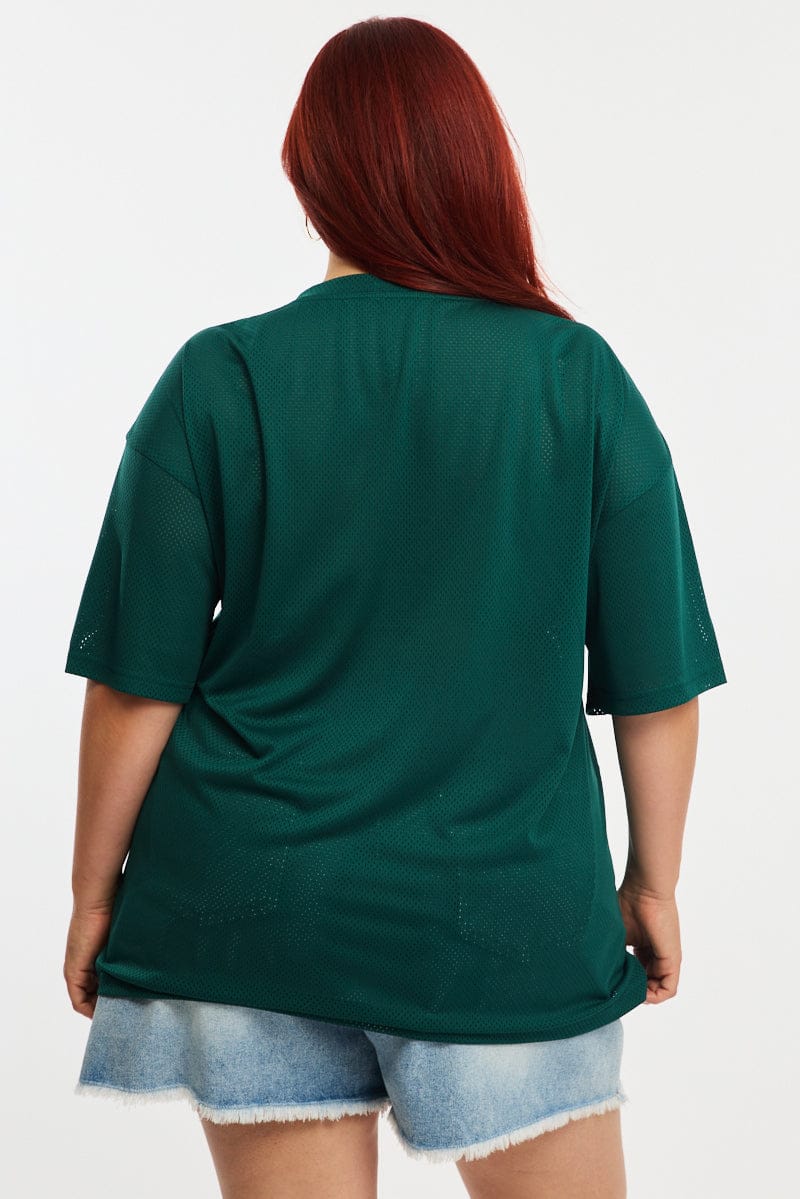 Green Sports Tee Short Sleeve - Image 5