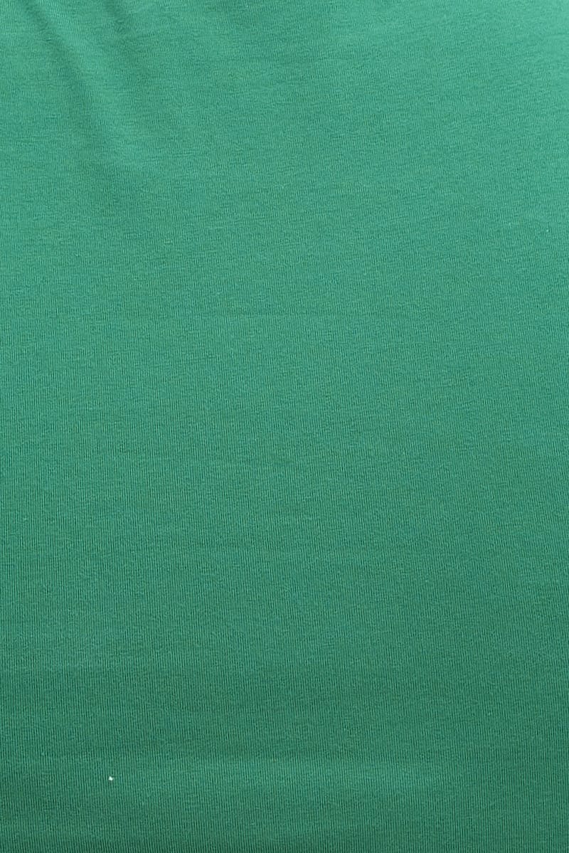 Green Tank Top Sleeveless Double Layer Jersey - Image 6