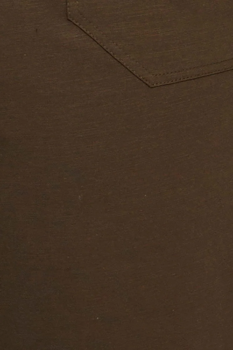 Green Track Pants High Rise Elastic Waist - Image 6