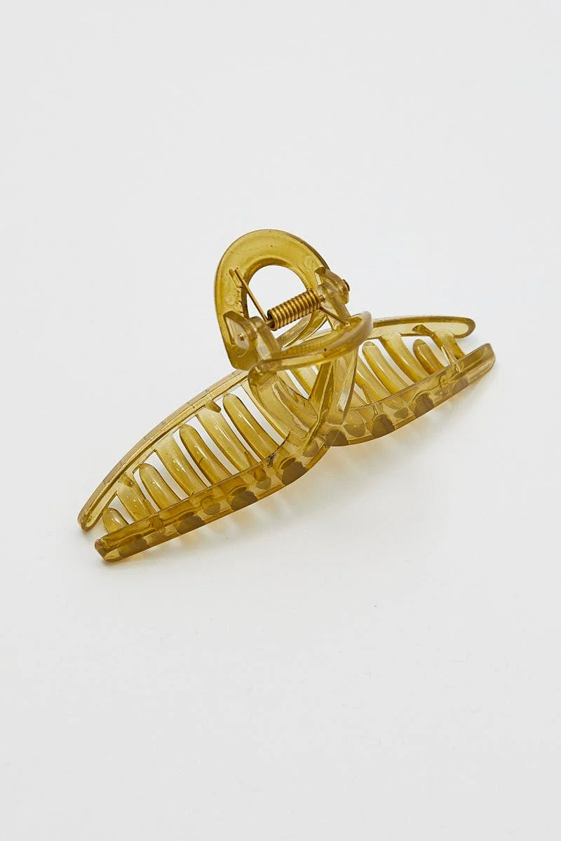 Green Twirl Claw Clip - Image 2