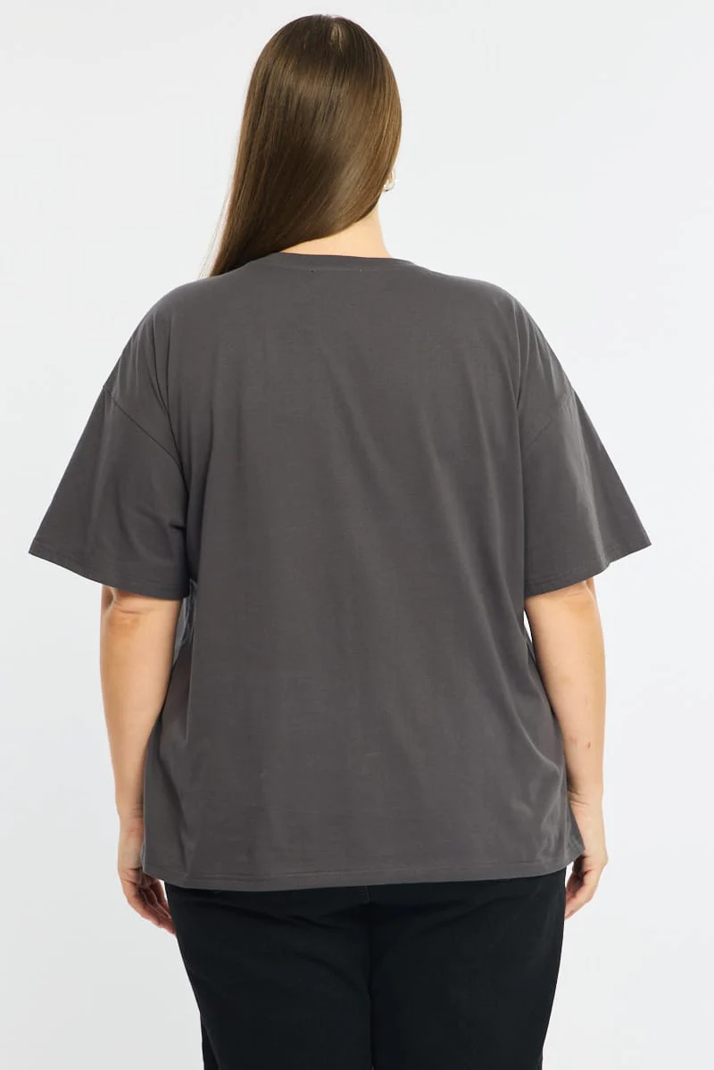 Grey Band Graphic Tee Short Sleeve - Image 6