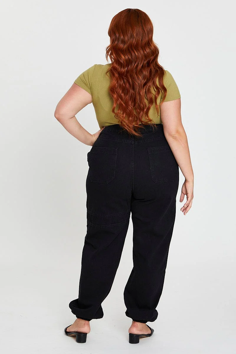 Grey Denim Jean High Rise Track - Image 5
