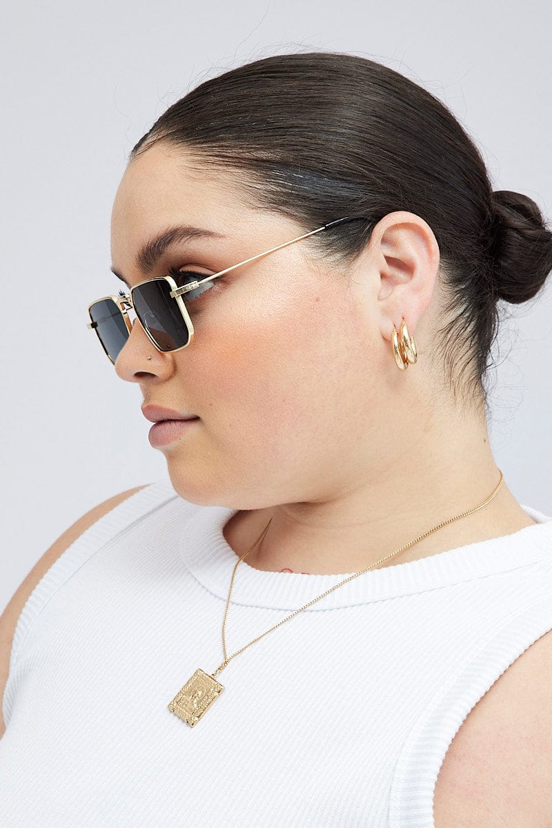 Grey Fashion Sunglasses - Image 3