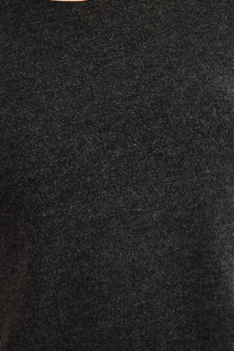 Grey Jersey Top Short Sleeve - Image 5