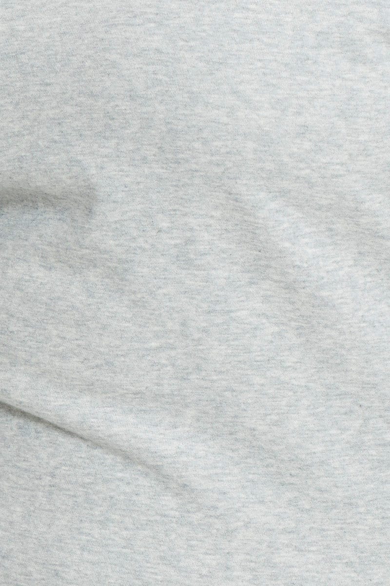 Grey Long Sleeve Jersey Crew Neck - Image 6