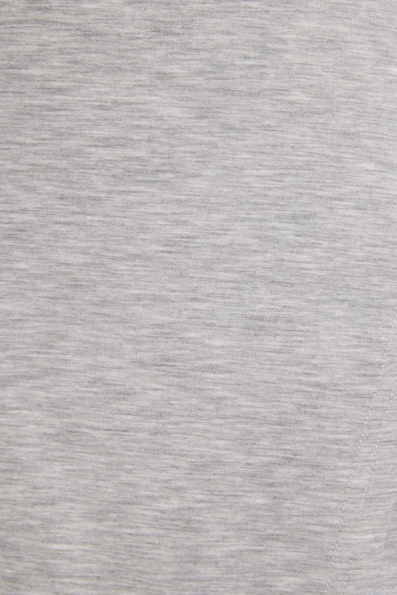 Grey Mini Skirt Skort With Slit - Image 4