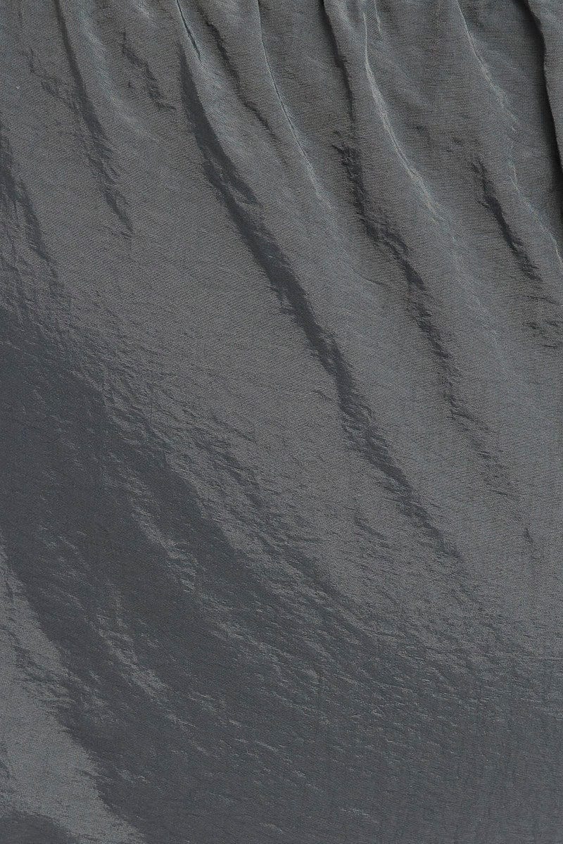Grey Parachute Cargo Pants - Image 6