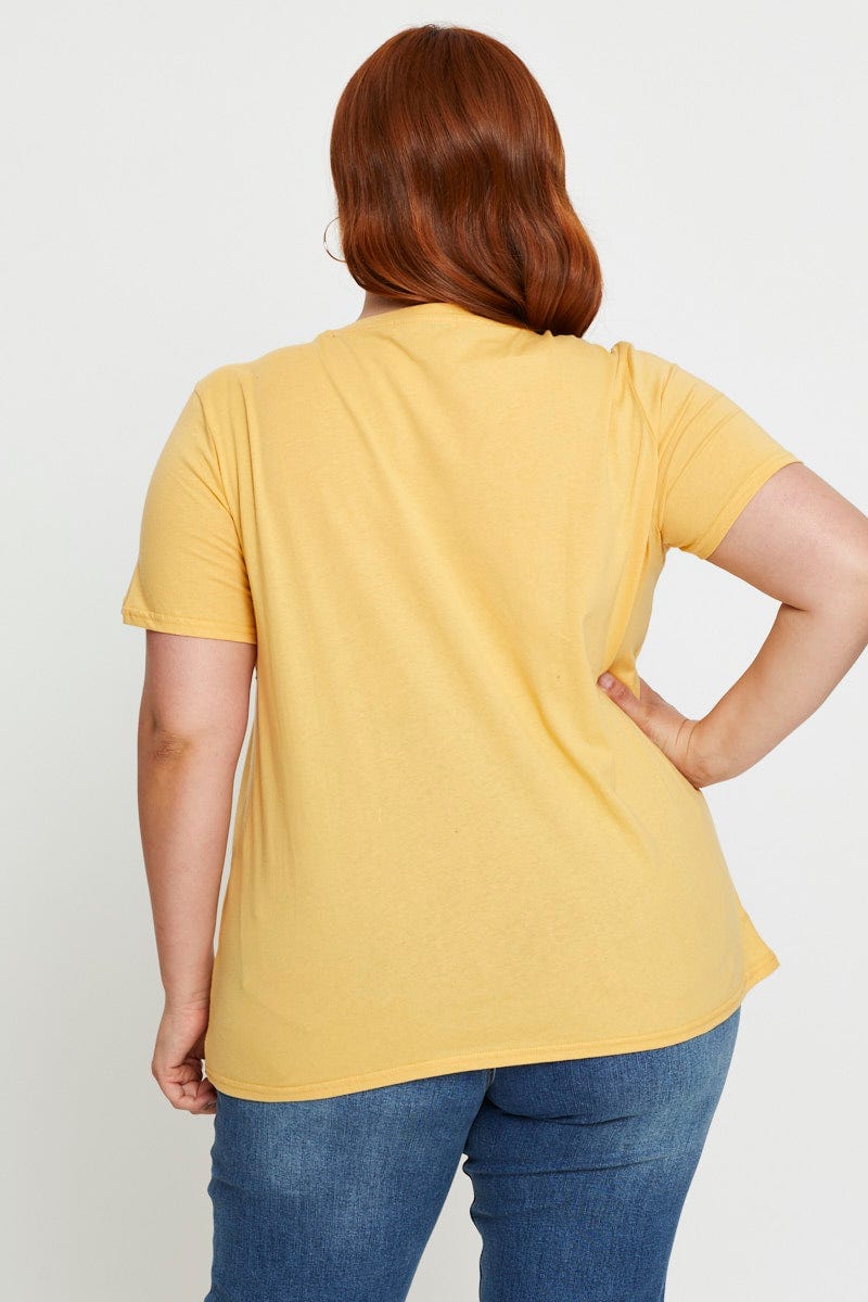 Light Must Graphic T-shirt Sunflower Crew Neck Short Sleeve - Image 5