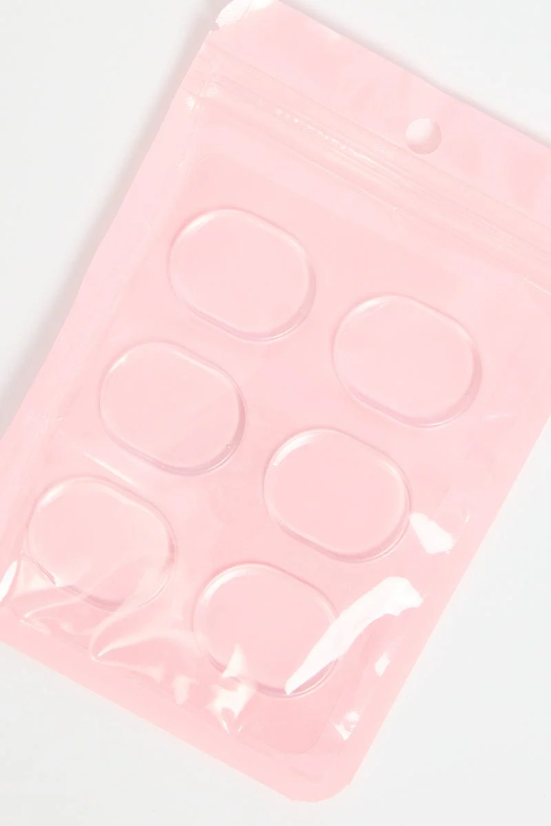 Metallic 6pcs Silicone Heel Cushion Pads - Image 3