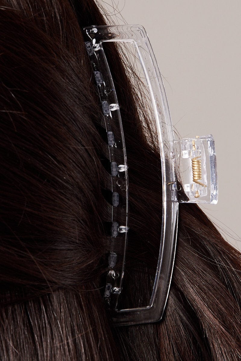 Metallic Long Claw Clip