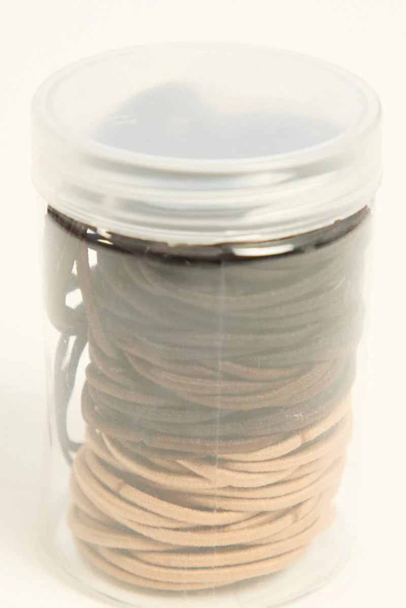 Multi 100 Pack Hair Ties - Image 3