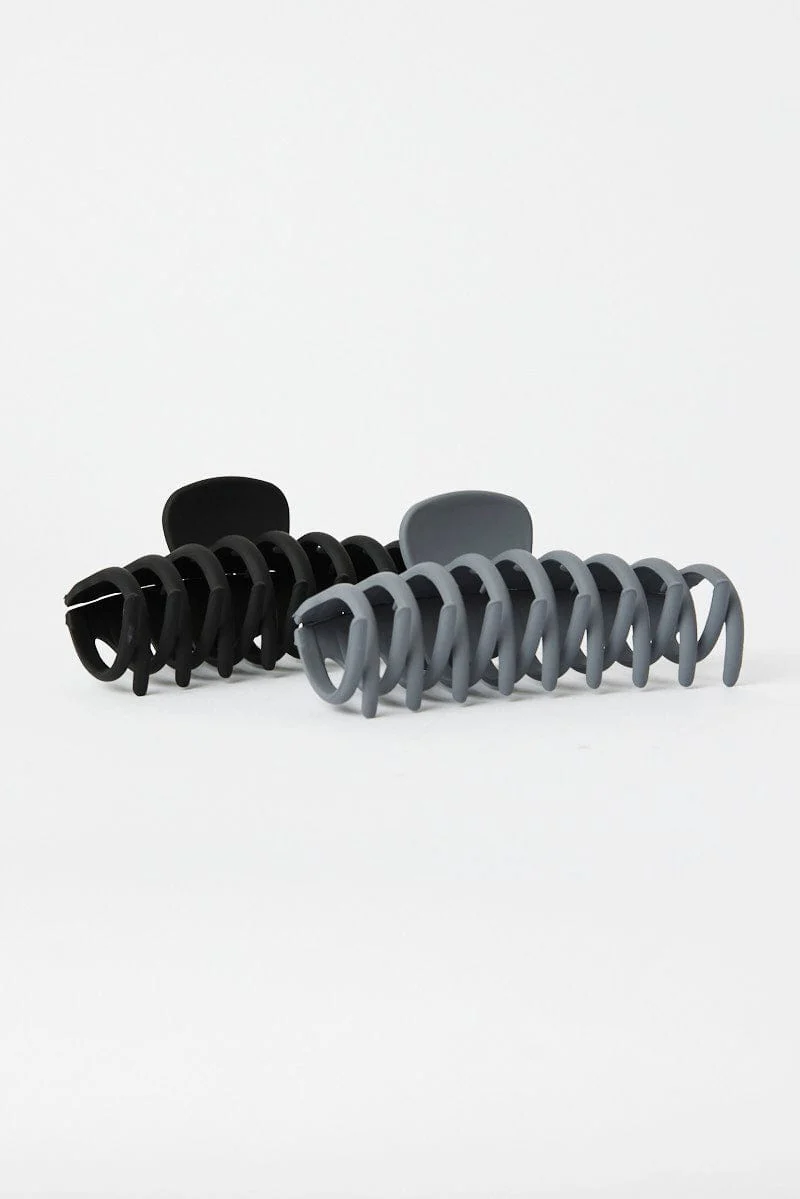 Multi 2 Pack Claw Clips - Image 2