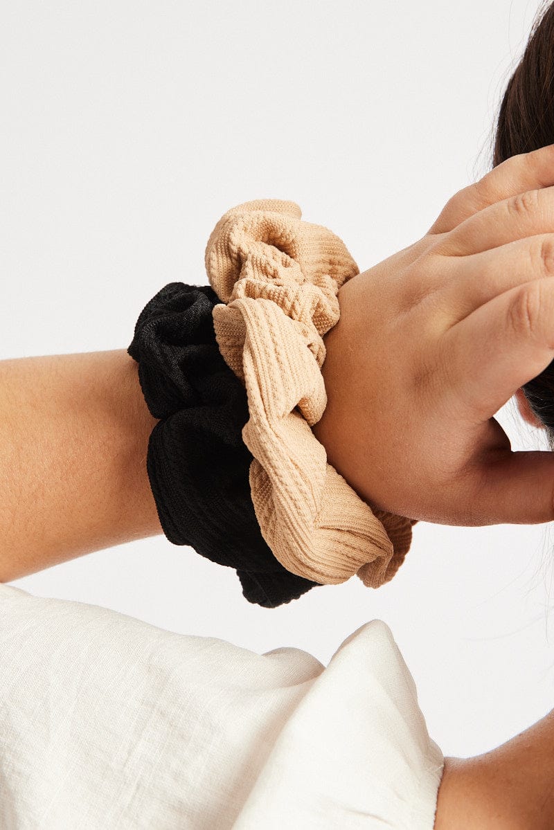 Multi 3 Pack Scrunchies - Image 2